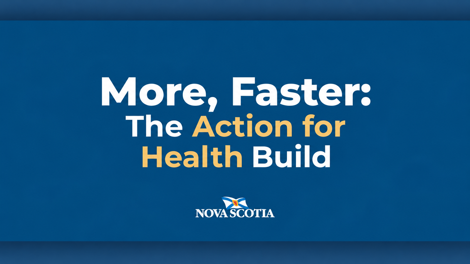 Healthcare Redevelopment in Nova Scotia